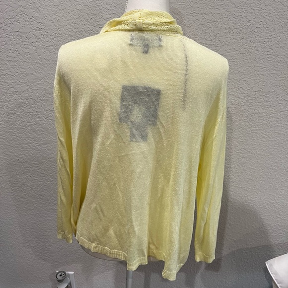 Jones New York Collection soft yellow cardigan size 1x - Picture 4 of 4